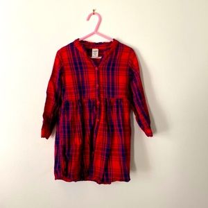 OshKosh B’gosh 3T red and navy dress tunic